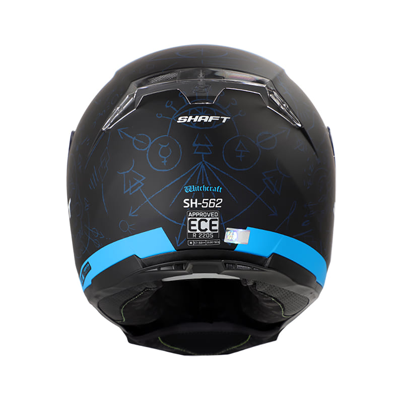 CASCO SHAFT SH-562 WITCHCRAFT MATE NEGRO AZUL