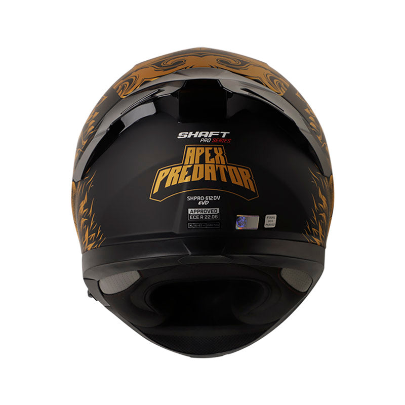CASCO SHAFT SH-612DV PRO APEX PREDATOR MATE DORADO NEGRO