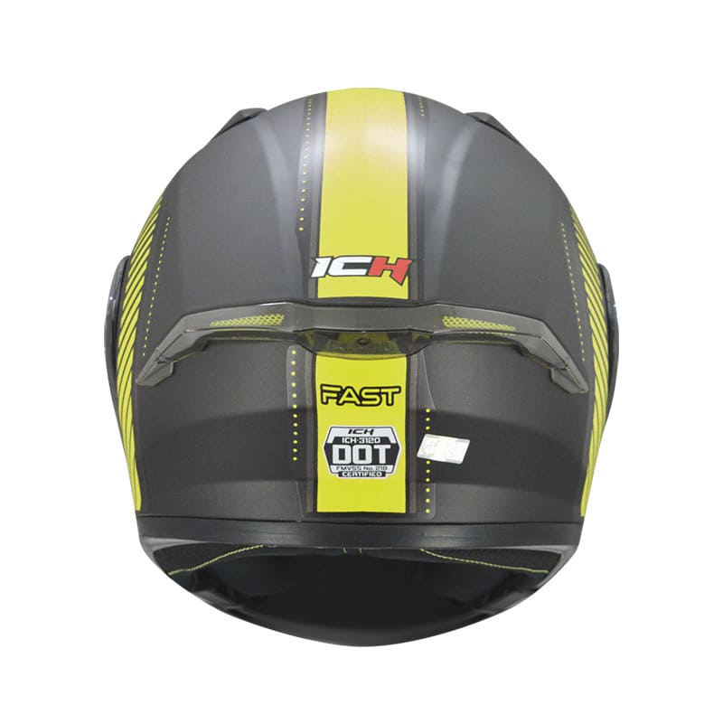 CASCO ICH ICH-3120DV FAST MATE NEGRO AMARILLO NEON