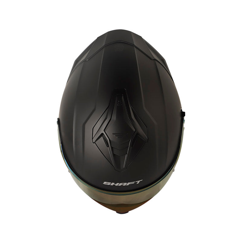 CASCO SHAFT SH-598GTR SOLID MATE NEGRO PLATA VISOR IRIDIUM