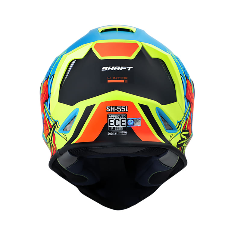 CASCO SHAFT SH-551 HUNTER MATE AZUL NARANJA NEON