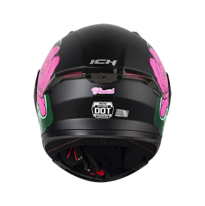 CASCO ICH ICH-3120DV FLOWRISH MATE NEGRO FUCSIA NEON