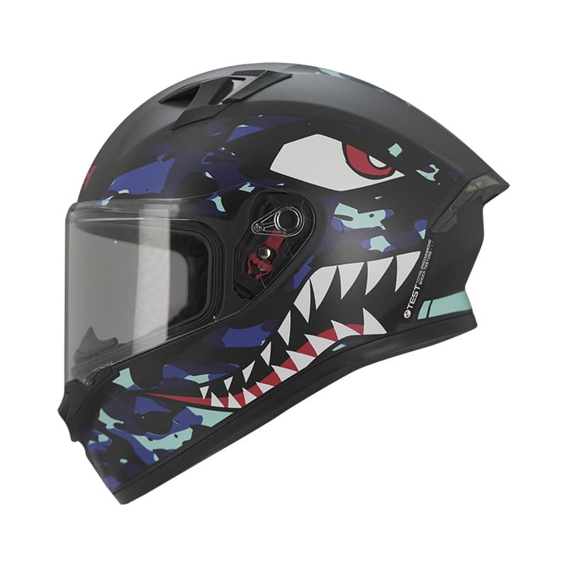 CASCO ICH ICH-503SP SHARK TACK MATE NEGRO AZUL