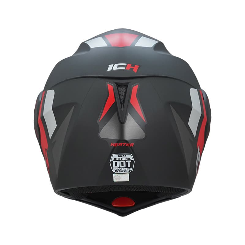 CASCO ICH ICH-3110DV HEATER MATE NEGRO ROJO VISOR HUMO