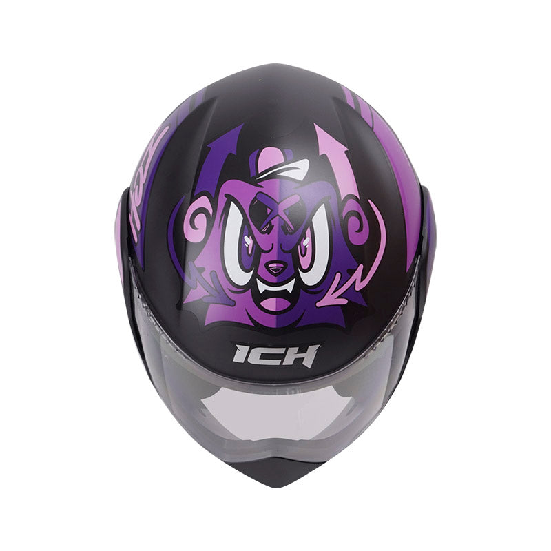 CASCO ICH ICH-3110S SMILE MATE NEGRO MORADO
