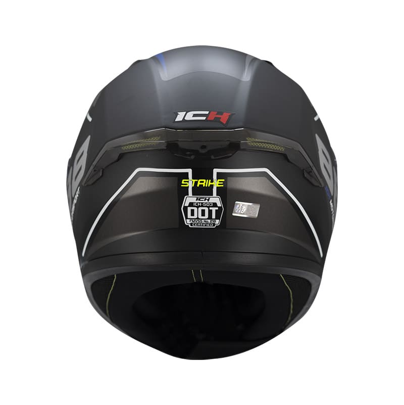 CASCO ICH ICH-503SP STRIKE MATE NEGRO AMARILLO NEON