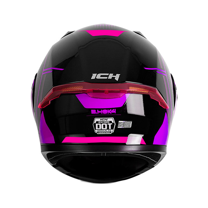 CASCO ICH ICH-3120DV B.HOK4 NEGRO MORADO VISOR TRA