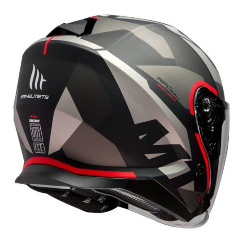 CASCO MT THUNDER 3 SV JET BOW MATE ROJO