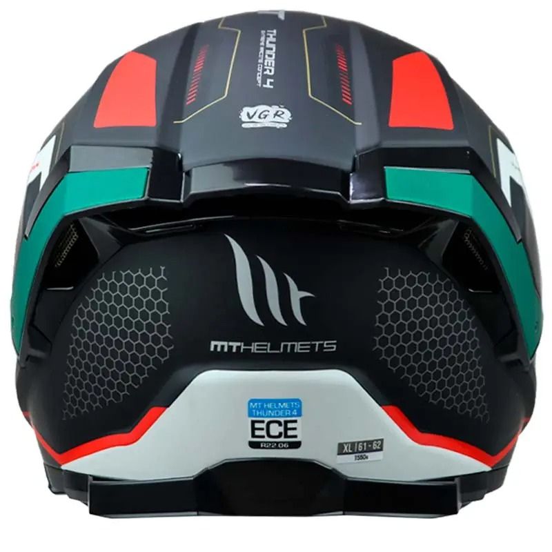 CASCO MT THUNDER 4 SV JERK PERLA VERDE