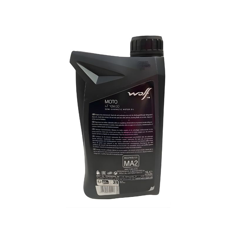 ACEITE WOLF MOTO 10W30 FULL 4T 1L