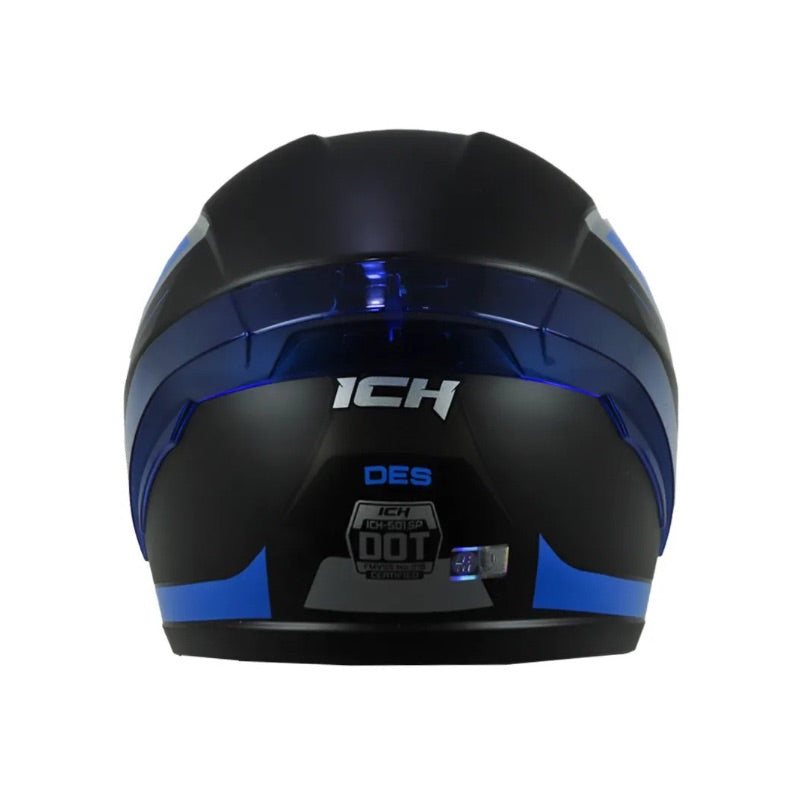 CASCO ICH-501SP DES MATE NEGRO AZUL