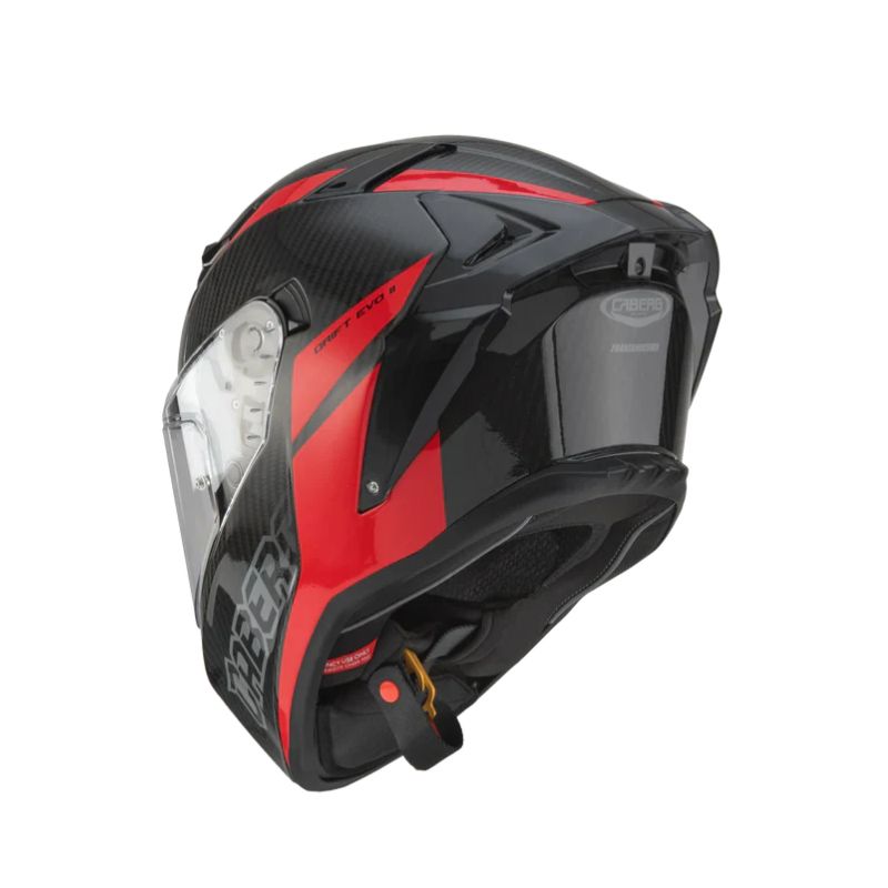 CASCO CABERG DRIFT EVO II CARBON NOVA ROJO
