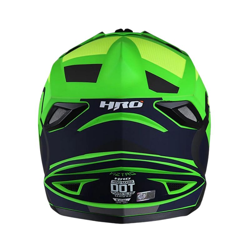 CASCO HRO HRO-MX03 STALL AMARILLO NEON VERDE NEON