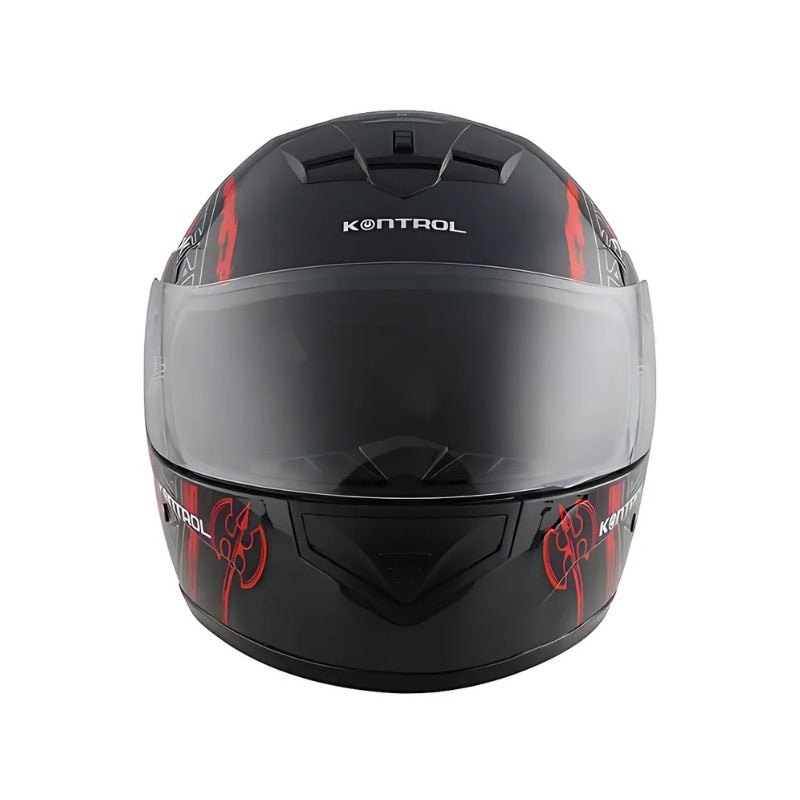 CASCO KONTROL 878 NORDIK NEGRO ROJO