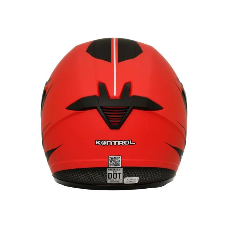 CASCO KONTROL 878 SPEEDY ROJO NEGRO