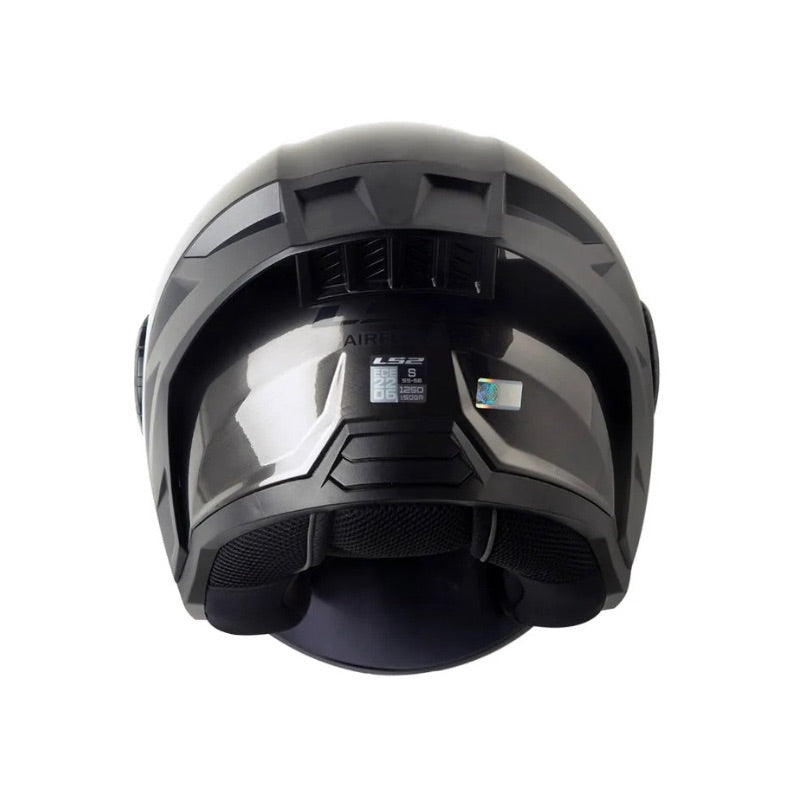 CASCO LS2 OF616 JEANS TITANIO VISOR HUMO