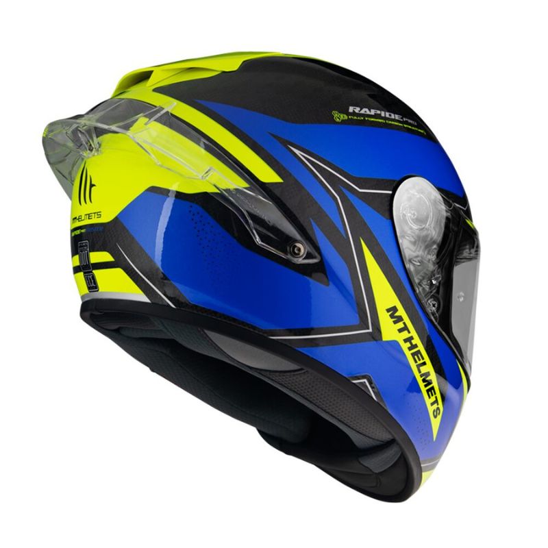 CASCO MT RAPIDE PRO MASTER CARBON AZUL