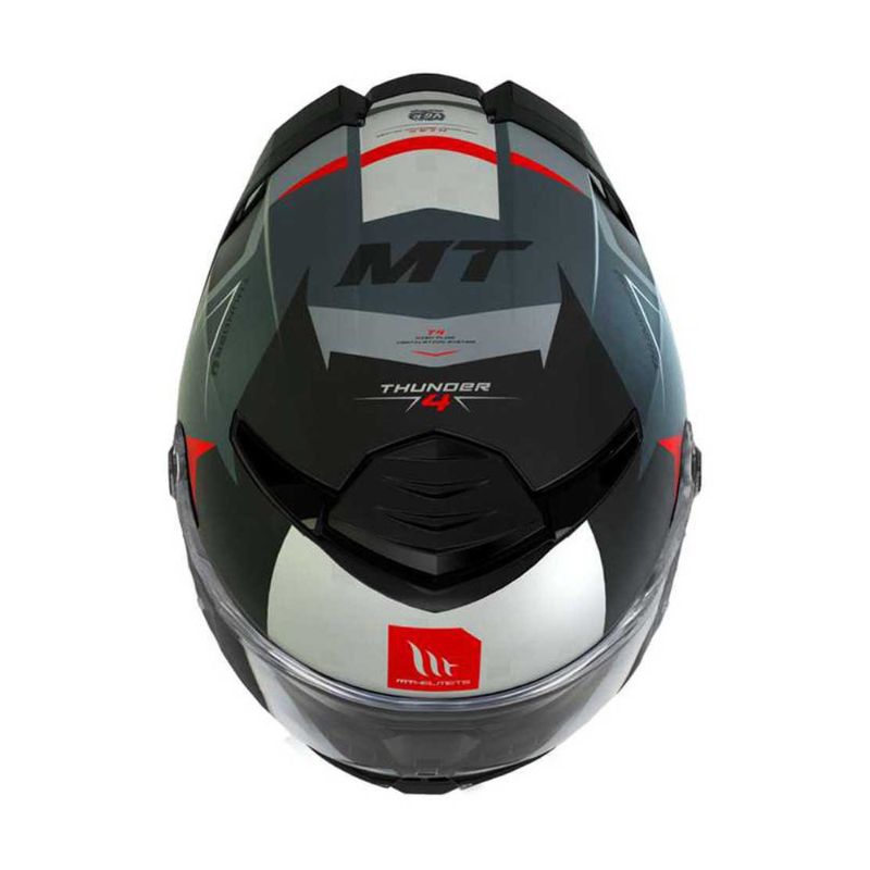 CASCO MT THUNDER 4 SV EXEO ROJO PERLA