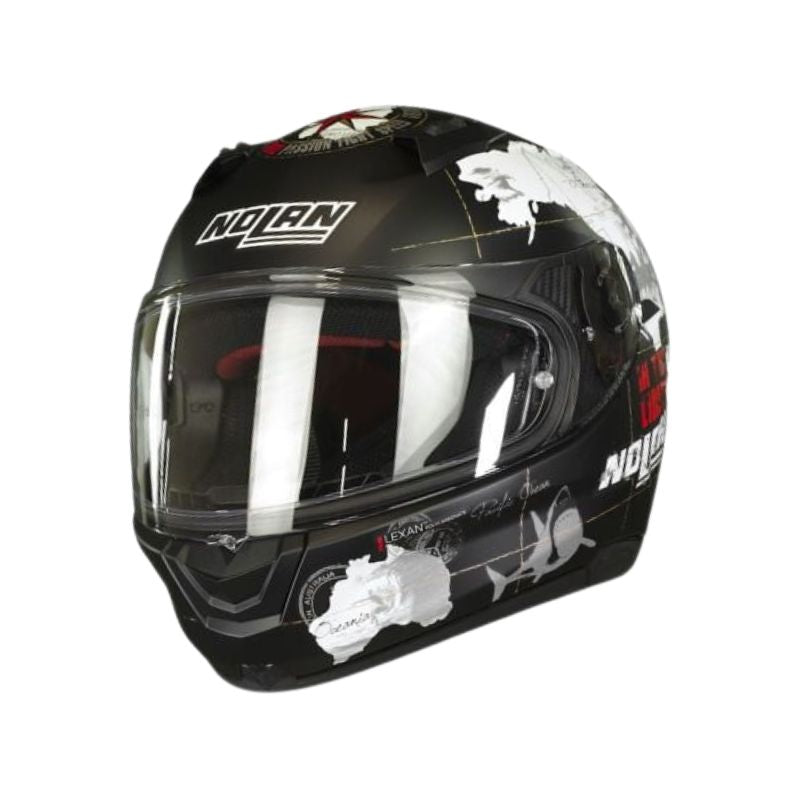 CASCO NOLAN N60.5 GEMINI REPLICA NEGRO COLOR