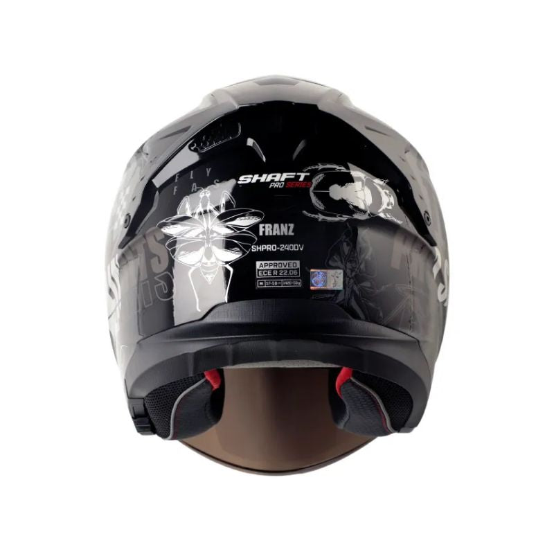 CASCO SHAFT SH-240DV PRO FRANZ GRIS OSCURO PLATA IRIDIUM