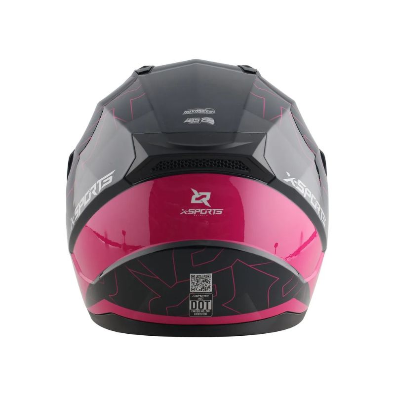 CASCO X-SPORTS M67 XPIDER GRIS FUCSIA