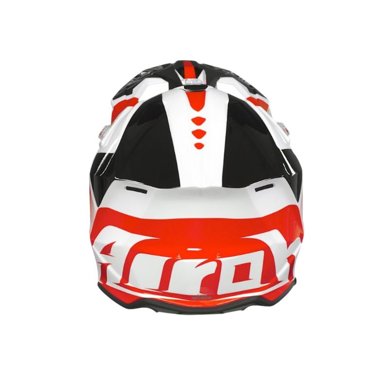 CASCO AIROH WRAAP RAZE ROJO BLANCO