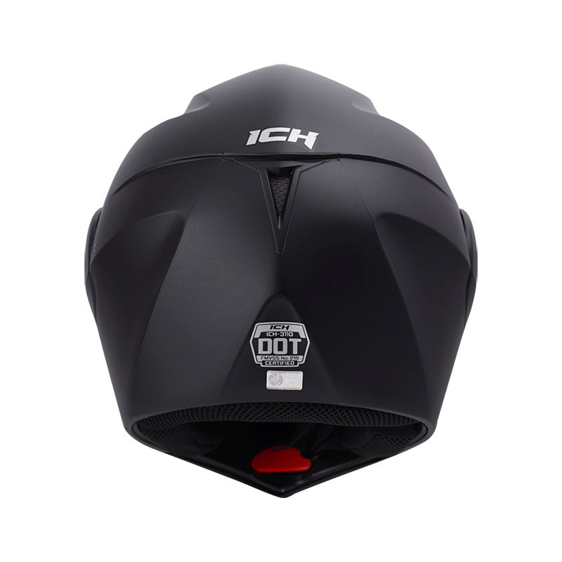 CASCO ICH ICH-3110DV SOLID MATE NEGRO VISOR RAMDON