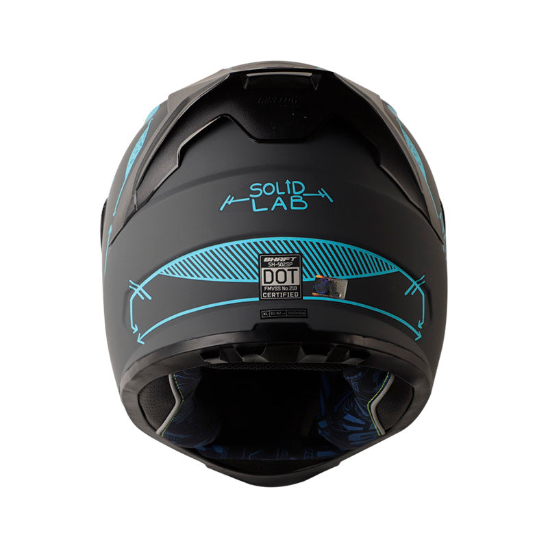 CASCO SHAFT SH-502SP SOLID LAB MATE GRIS OSCURO AZUL IRIDIUM