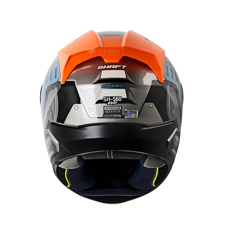 CASCO SHAFT SH-560 CHIEF MATE GRIS OSCURO AZUL IRIDIUM