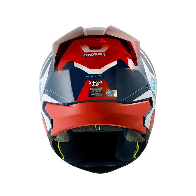 CASCO SHAFT SH-560 FALLOU AZUL OSCURO AZUL VISOR IRIDIUM