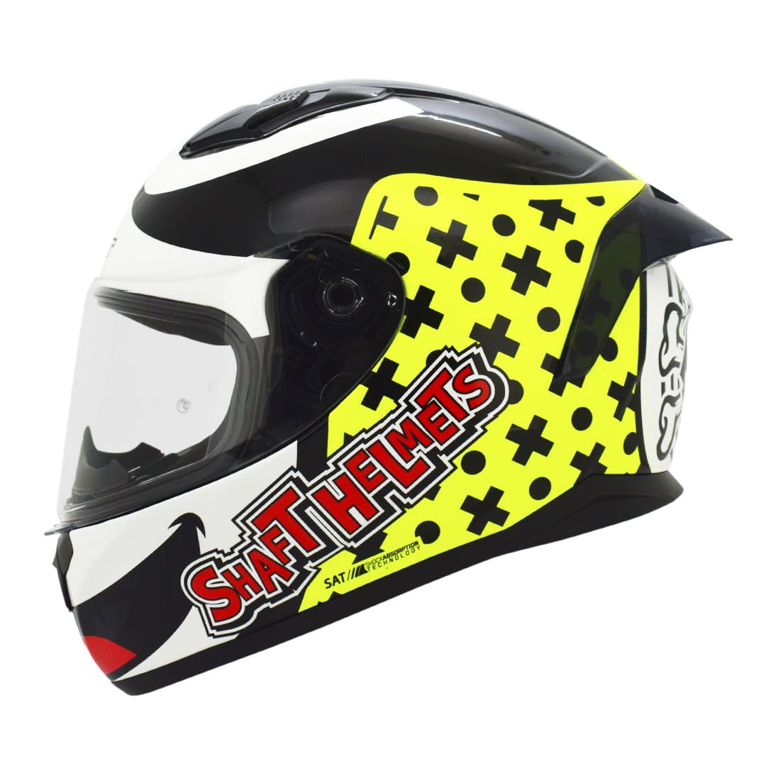 CASCO SHAFT SH-582SP MAGIC CAT AMARILLO NEON ROJO
