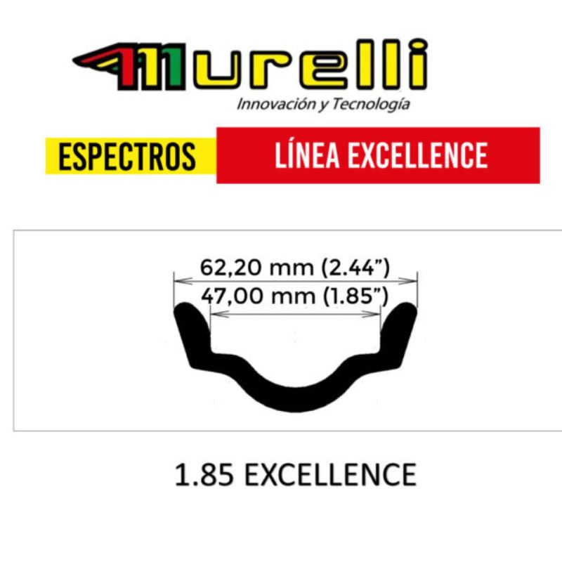RIN MURELLI 185X17 EXCELLENCE NEGRO