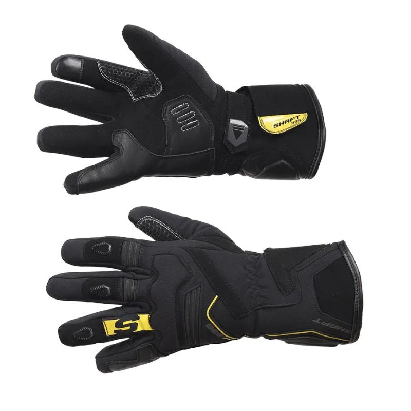 GUANTES SHAFT 335 NEGRO AMARILLO NEON