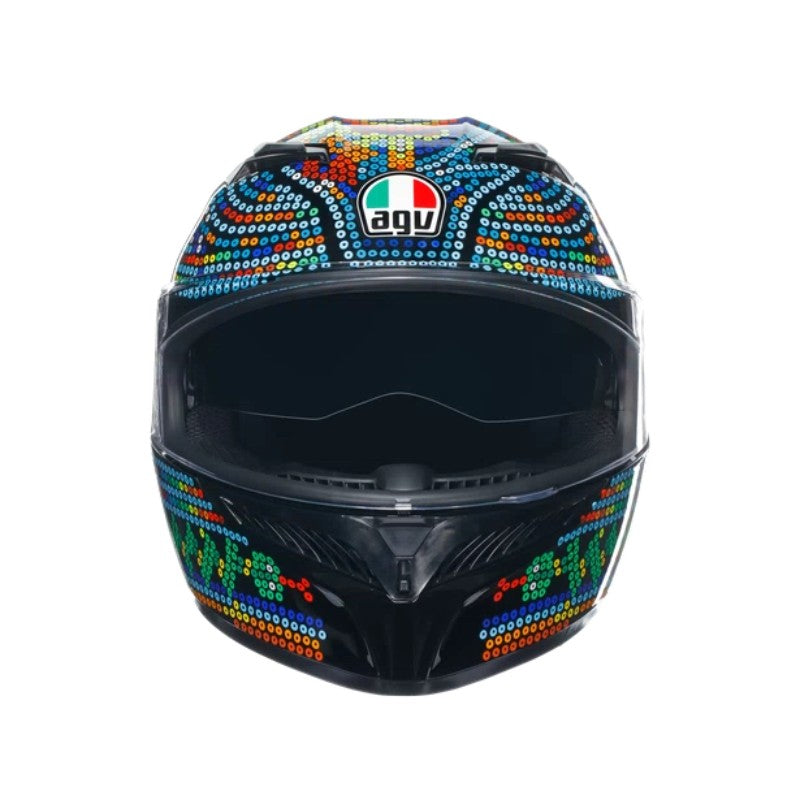 CASCO AGV K3 ROSSI WINTER TEST 2018