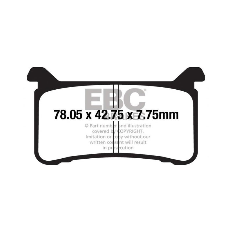 PASTILLA DE FRENO EBC FA700HH