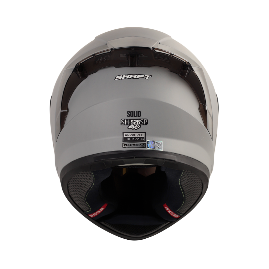 CASCO SHAFT SH-526SP SOLID MATE GRIS NEGRO VISOR IRIDIUM