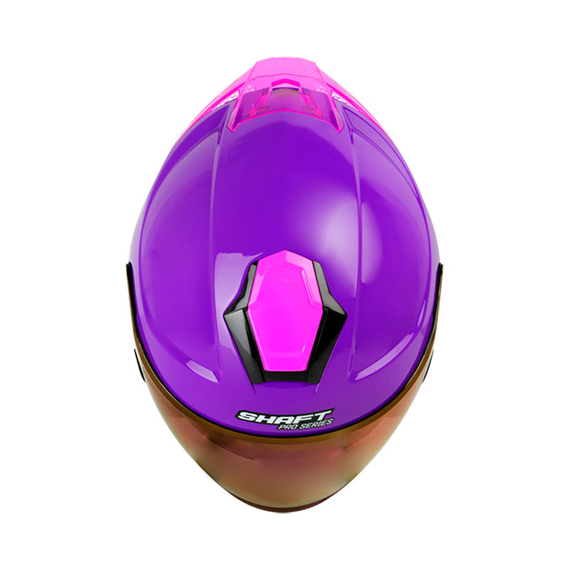 CASCO SHAFT SH-240DV PRO SOLID MORADO FUCSIA VISOR IRIDIUM