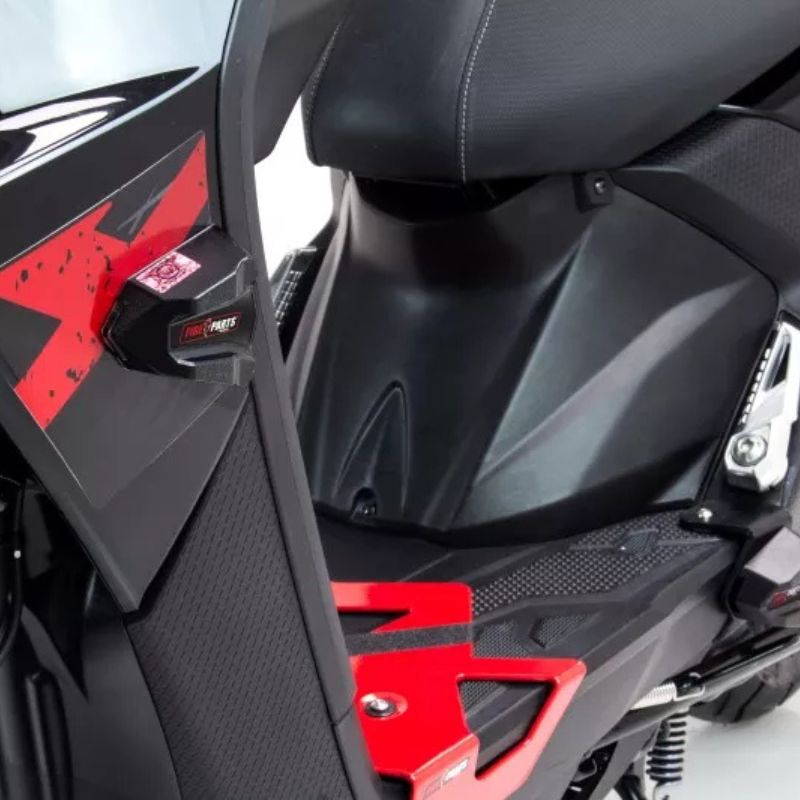 SLIDER FIREPARTS OVER NEGRO ADHESIVO UNIVERSAL