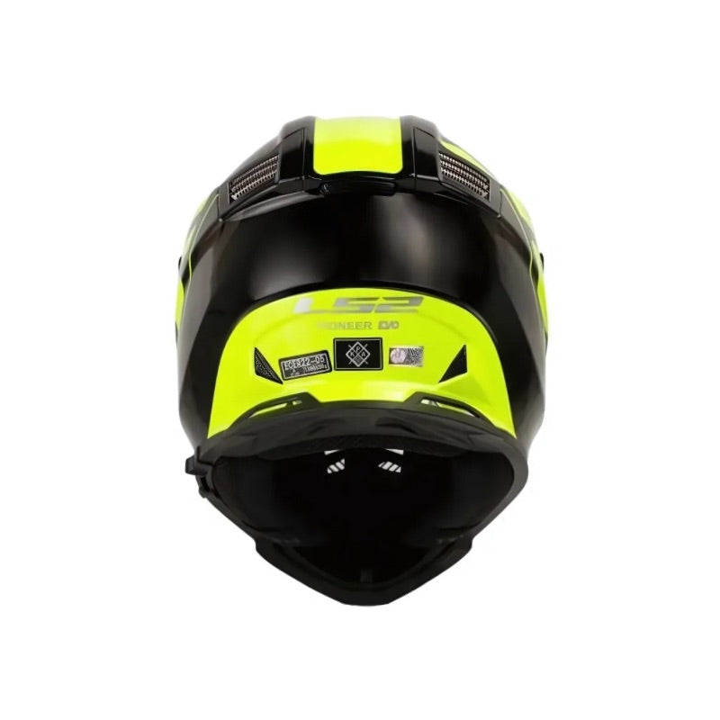 CASCO LS2 MX436 PIONEER TROPHY NEGRO AMARILLO NEON