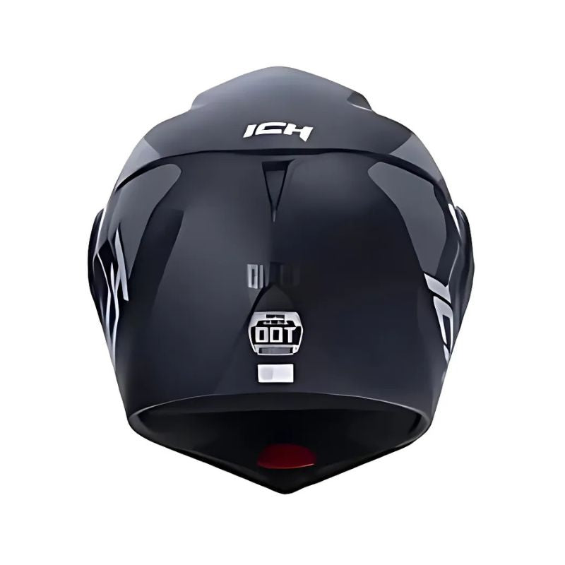 CASCO ICH ICH-3110DV GINEX MATE NEGRO GRIS VISOR RAMDOM