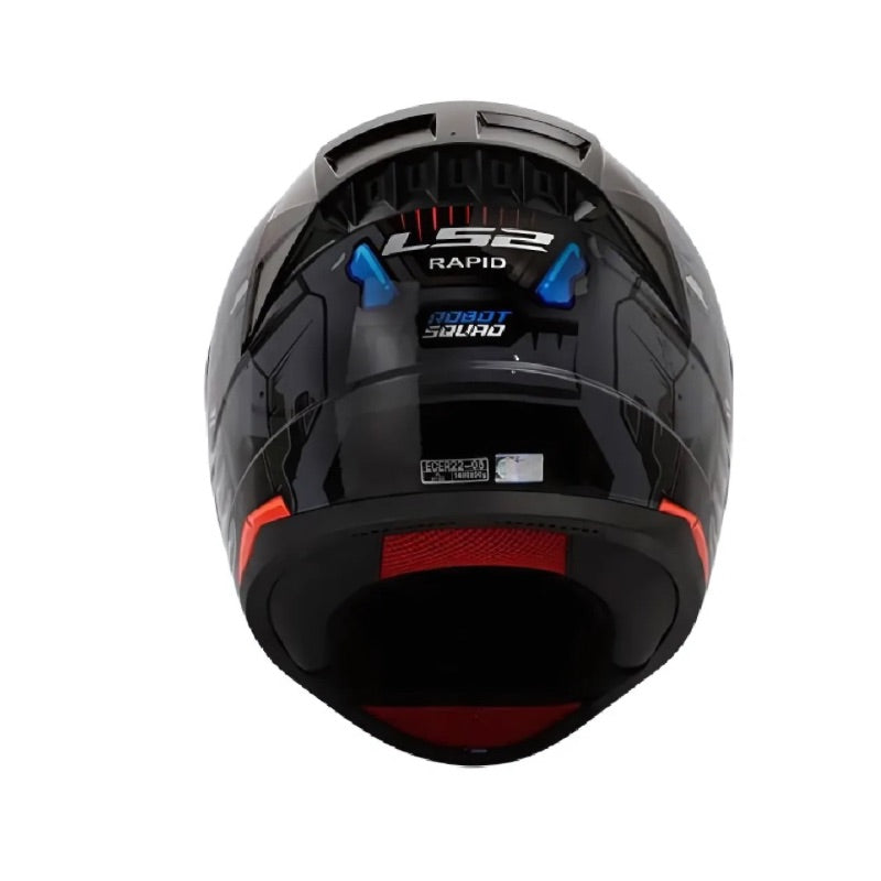 CASCO LS2 FF353SP ROBOT GRIS ROJO