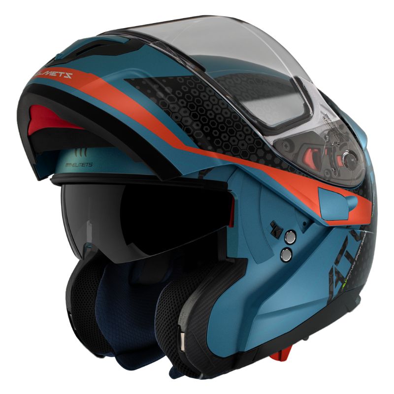 CASCO MT ATOM SV ADVENTURE MATE AZUL