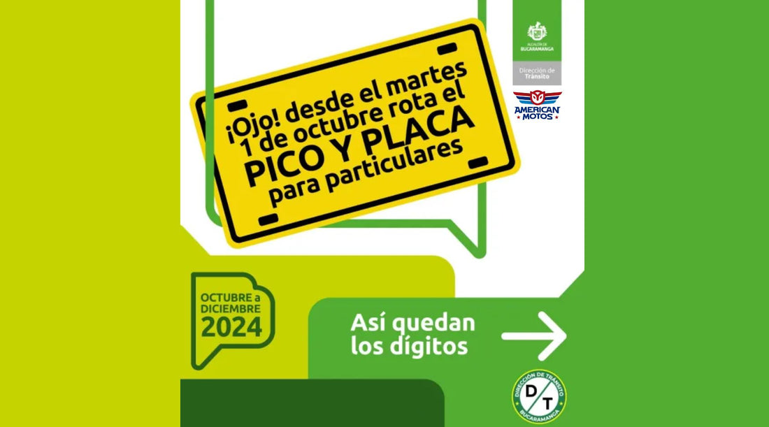 Pico y Placa en Bucaramanga: el 1 de octubre rota