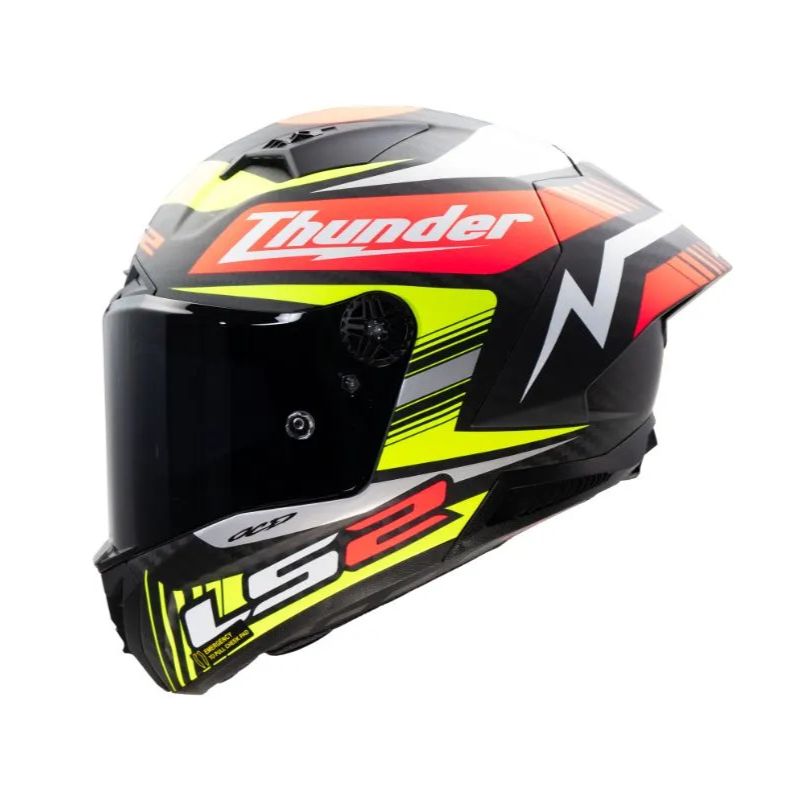 CASCO LS2 FF805 THUNDER GP AERO REPLICA MATE BLACK