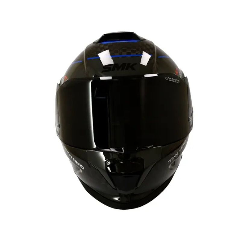 CASCO SMK TITAN CARBON NERO NEGRO GRIS AZUL