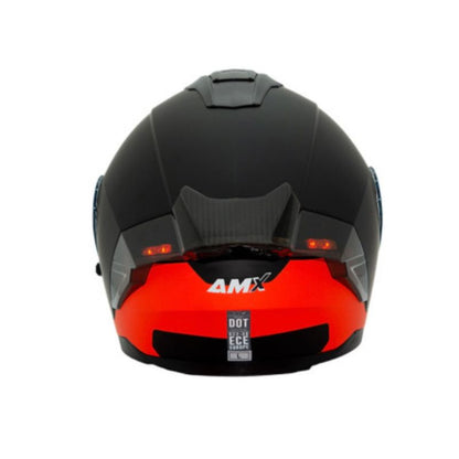 CASCO AMX NEXO NITRO MATE NEGRO ROJO