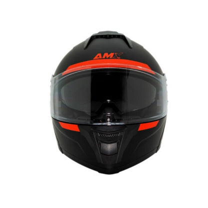 CASCO AMX NEXO NITRO MATE NEGRO ROJO