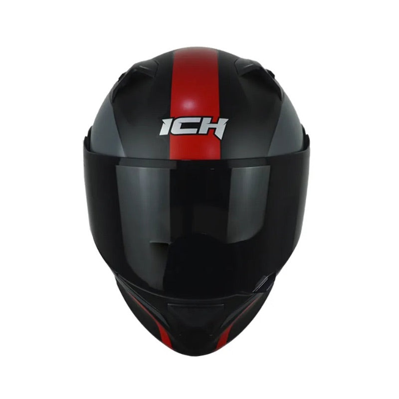CASCO ICH ICH-3120DV FURTHER MATE NEGRO ROJO VISOR HUMO