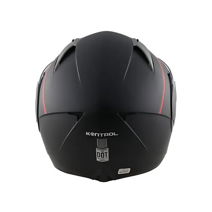 CASCO KONTROL 158 ABAT NEGRO ROJO
