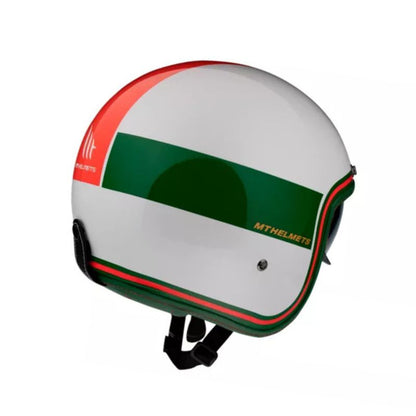 CASCO MT LE MANS 2 SV TANT ROJO BLANCO VERDE